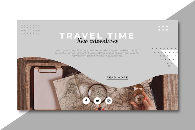 Travel banner blog