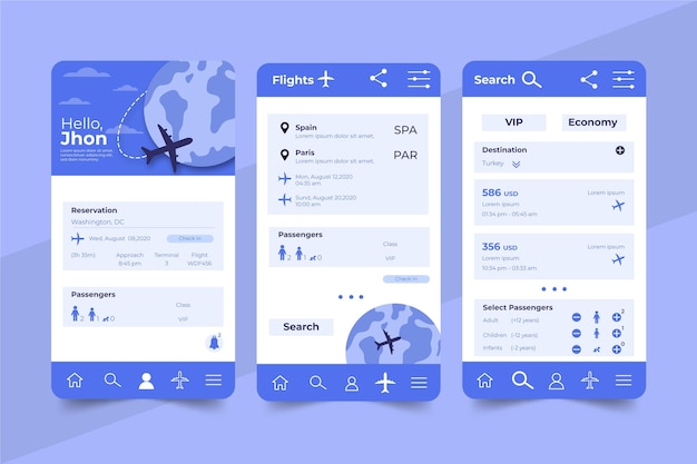 Travel booking app