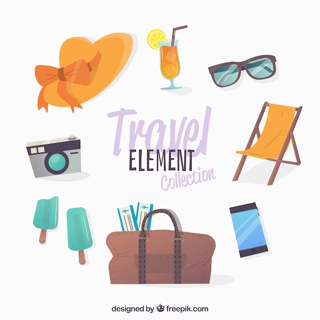 Travel elements collection