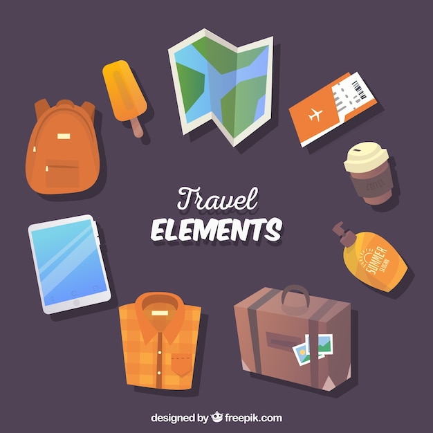 Travel elements collection