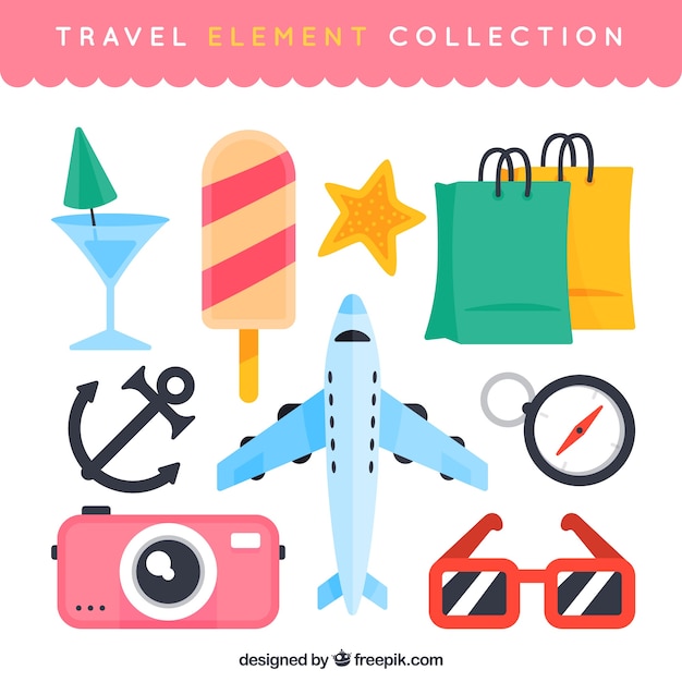 Travel illustrations collection