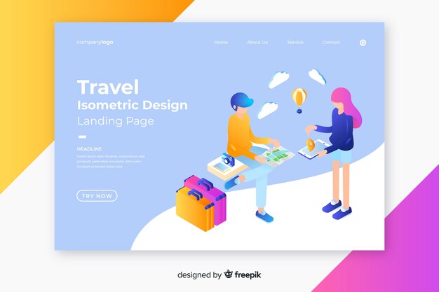 Travel landing page