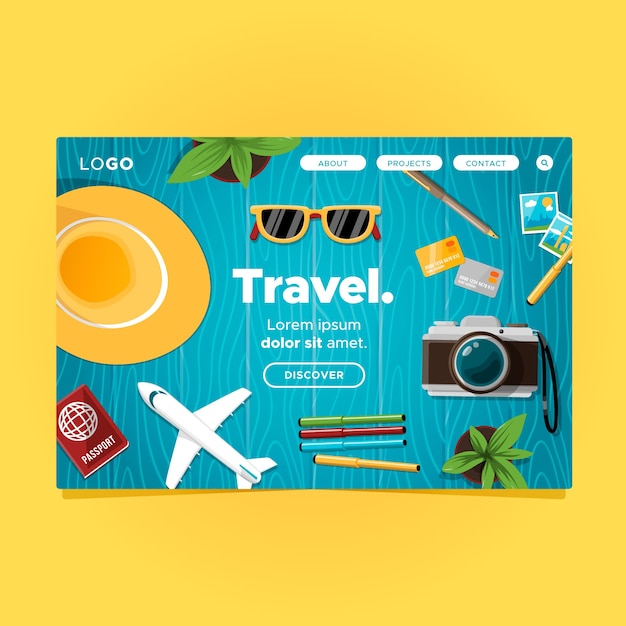 Travel landing page