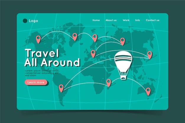 Travel landing page