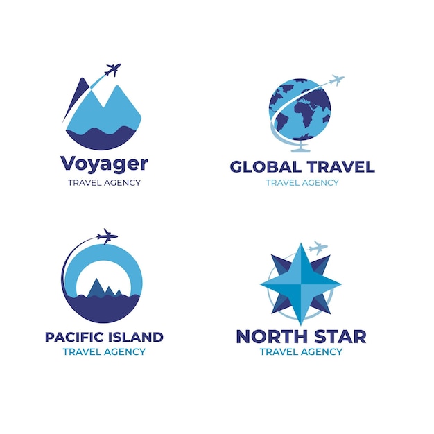 Travel logo collection