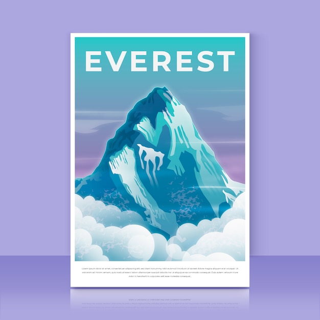 Free vector travel poster template