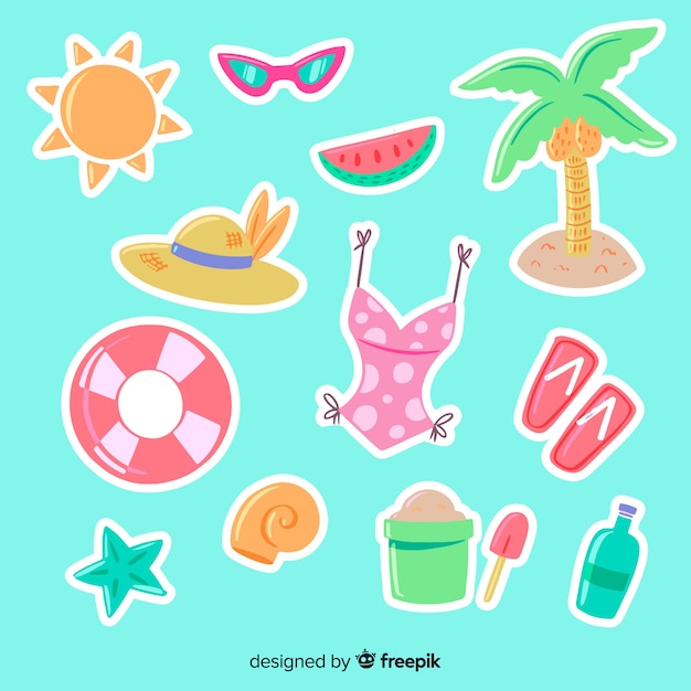 Travel sticker collection