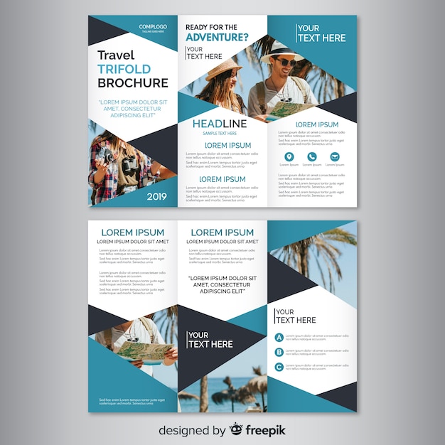 Travel trifold brochure