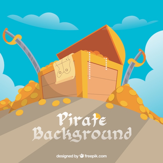 Treasure chest background