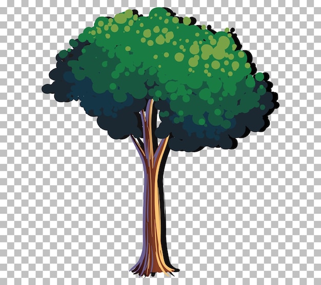 Free Vector a tree isolated on transparent background