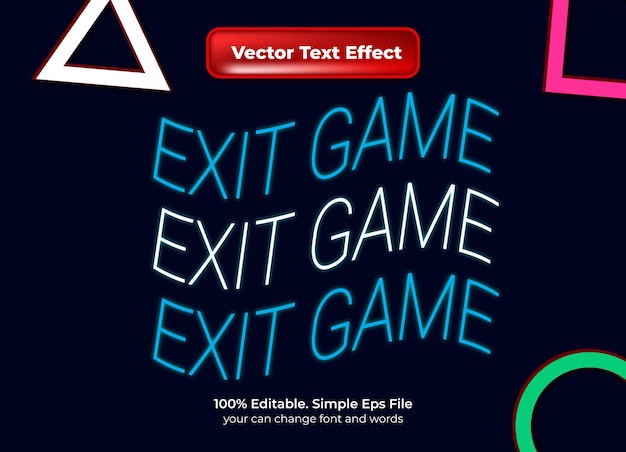 trendy 3d text effect game