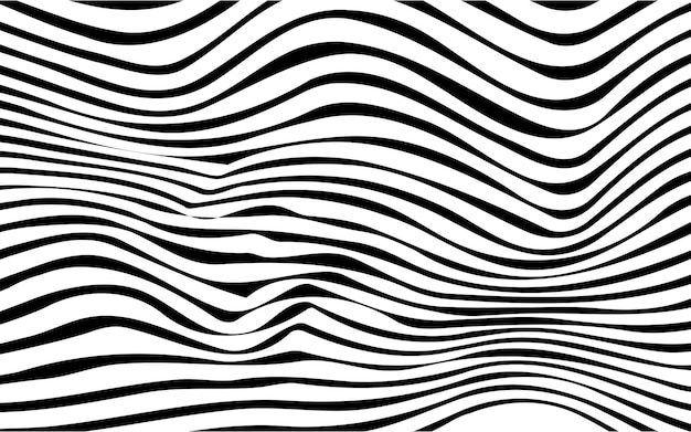 Free Vector trendy abstract wavy backgrounds seamless striped patterns diagonalverticaldeformed lines and ripples geometry optical effects fashion print for textile and fabric