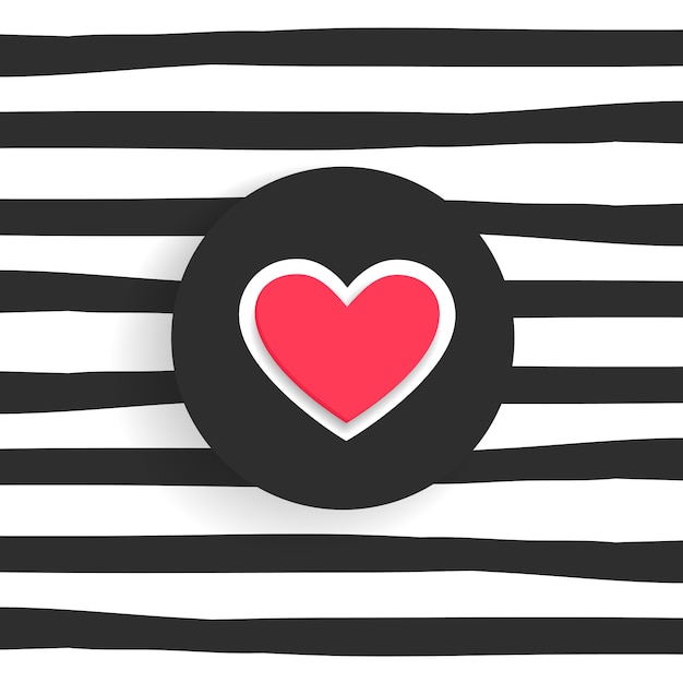 Free Vector trendy background with heart shape