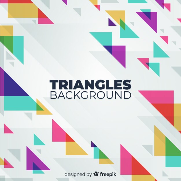 Triangle brackground