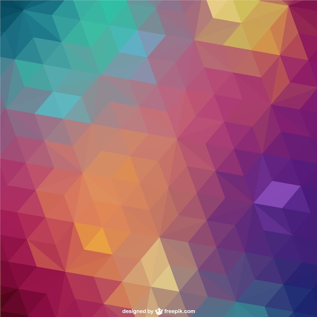 Triangle retro background