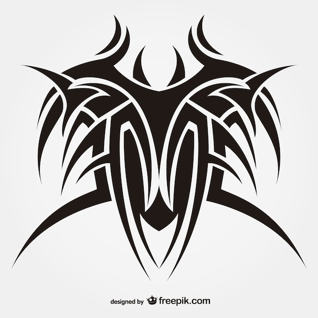 Tribal art tattoo vector