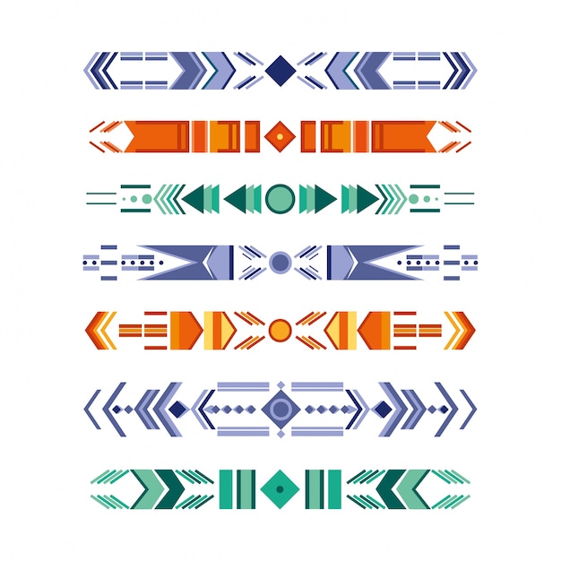 Free vector tribal elements