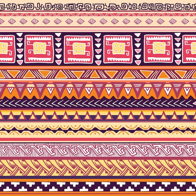 Free vector tribal pattern