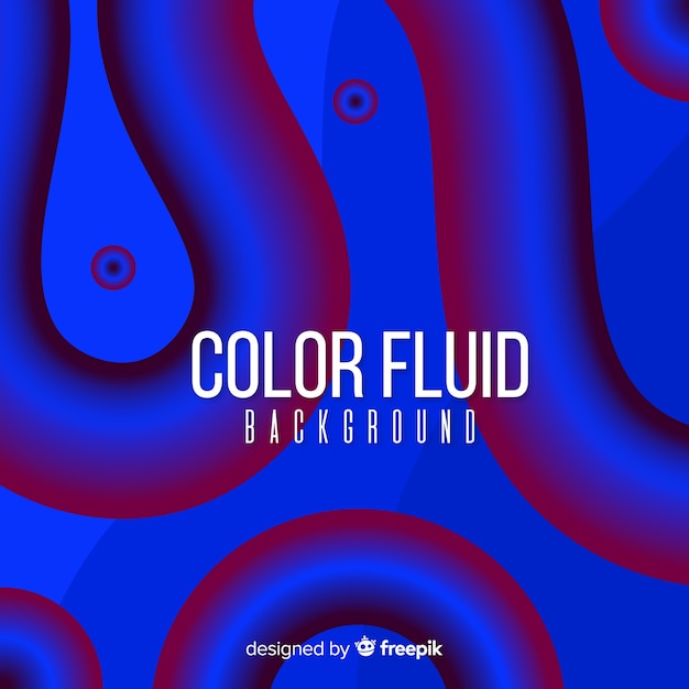 Free Vector tridimensional shape fluid background