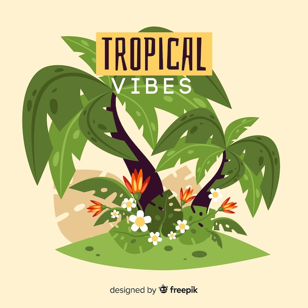 Tropical background