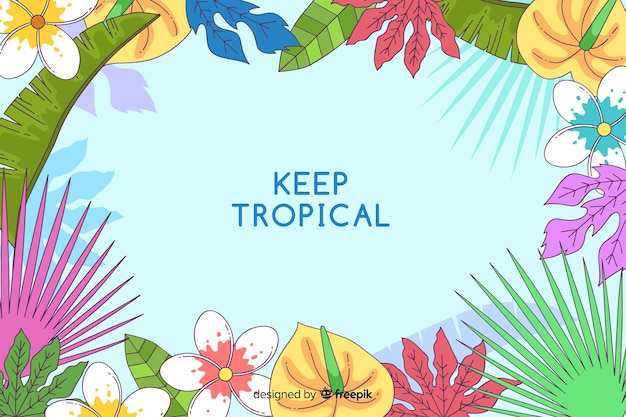 Tropical background