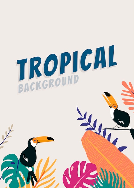 Tropical background