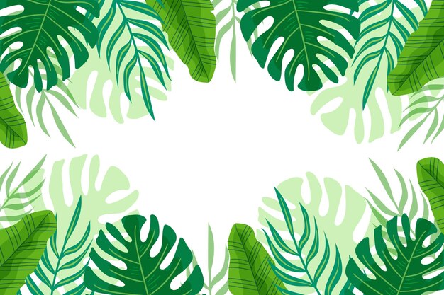 Tropical foliage background