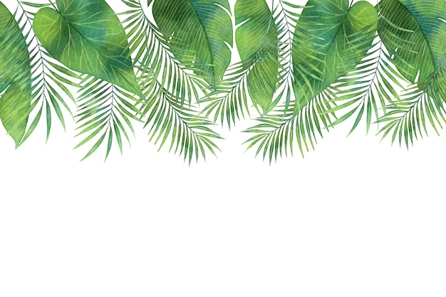 Tropical mural wallpaper