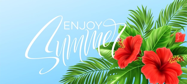 Tropical summer background