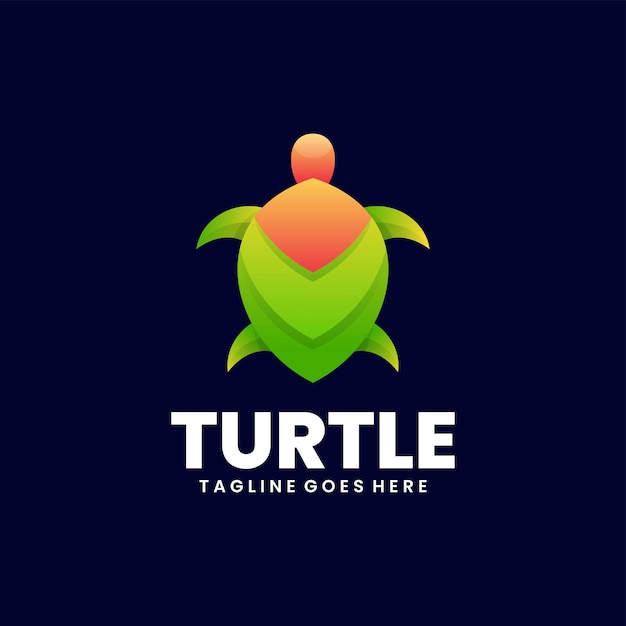 Free Vector turtle logo mascot