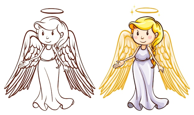 Free Vector two angels