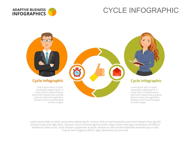 Two Options Cycle Slide Template