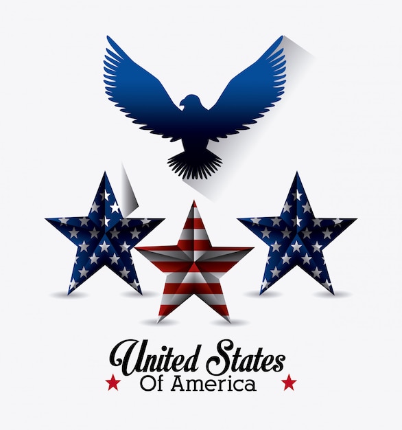 Free Vector united states of america design.