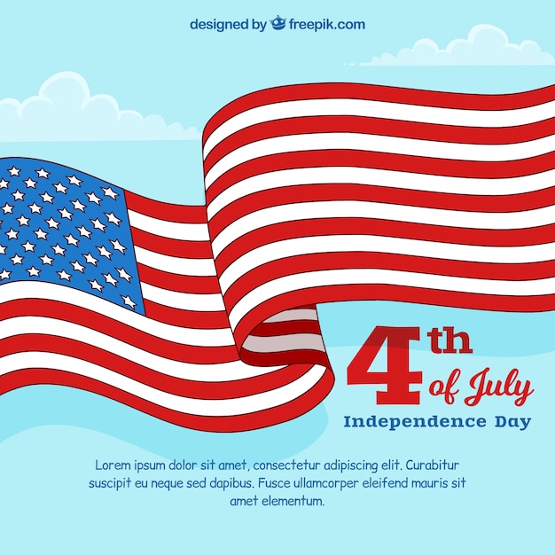 United states independence day celebration background