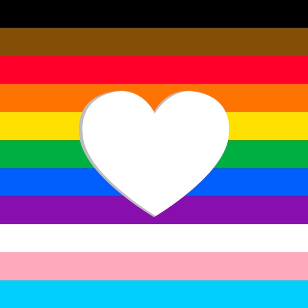 Updated Pride Flag Background