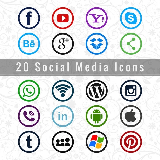 Useful social media icons