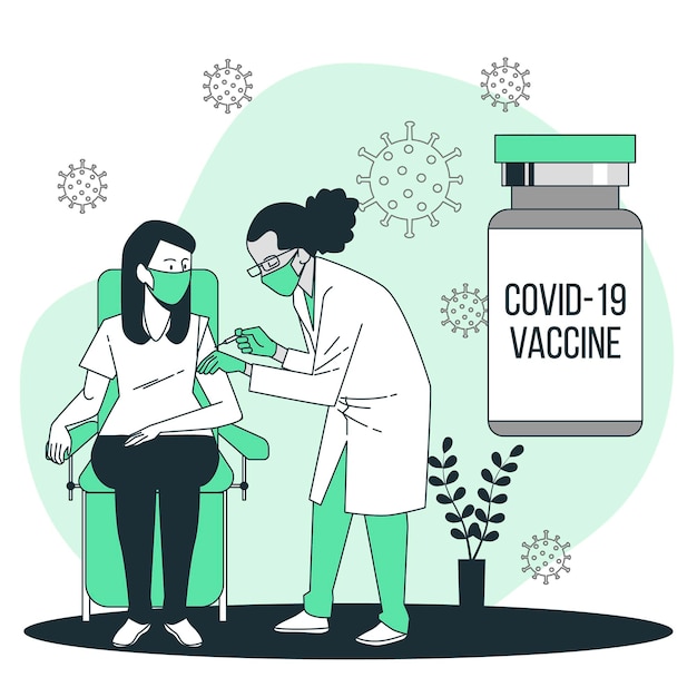 Vaccine concept illustration