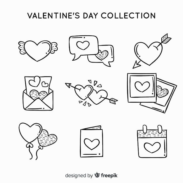 Valentine label collection