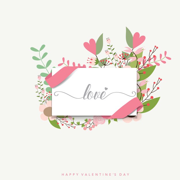 Valentine's card design