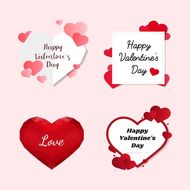 Valentine's day 14th of February vector