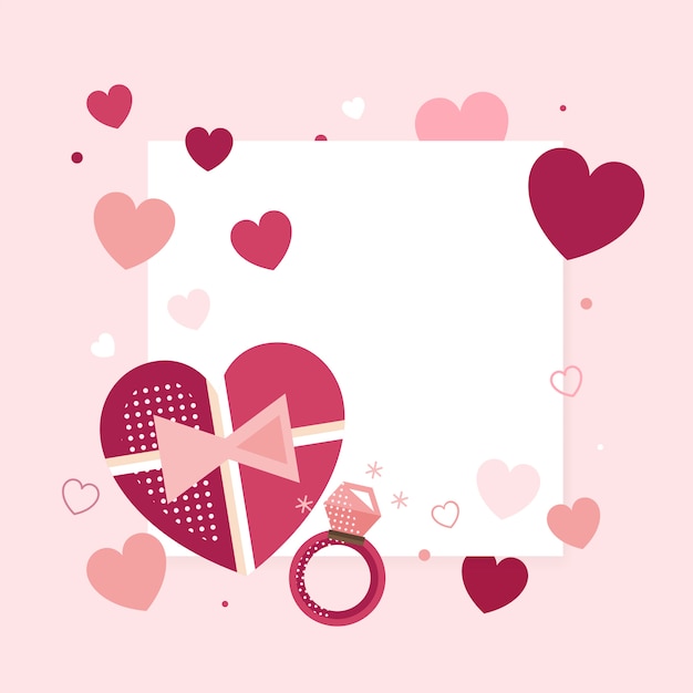 Valentine's day 14th of February vector