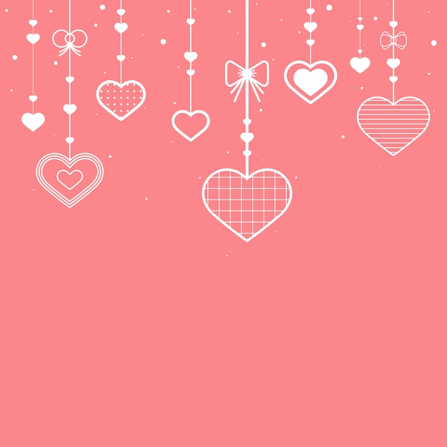 Free Vector valentine's day background illustration