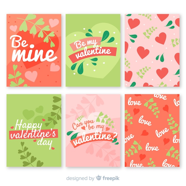 Valentine's day card collecion