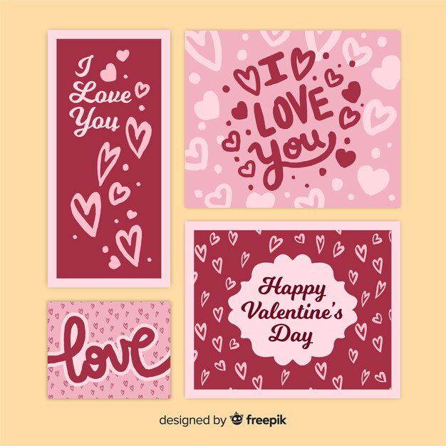 Valentine's day card collection