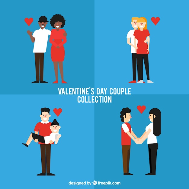 Valentine's day couple collection