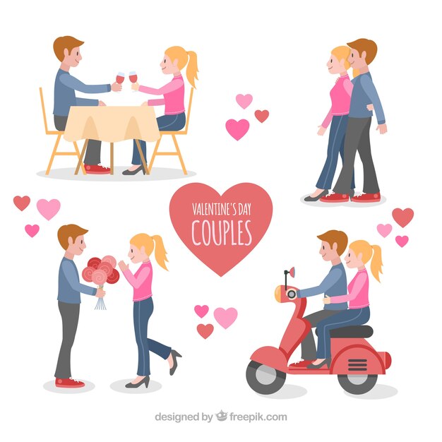 Valentine's day couple collection