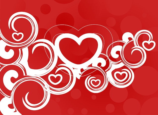 Valentine's day Heart Logo Design, Vector Illustration.