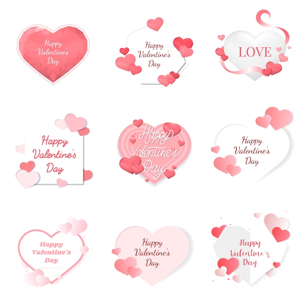 Valentine's day illustration icons