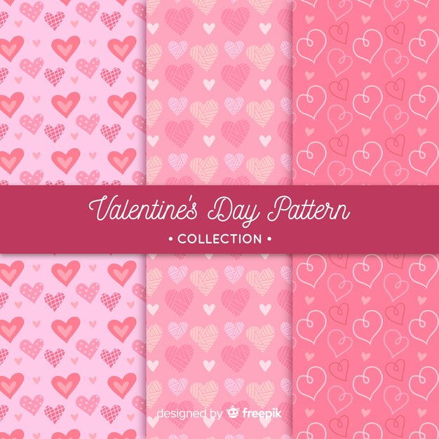 Valentine's day pattern collection