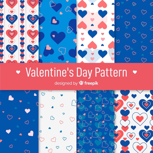 Valentine's day pattern collection